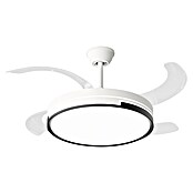 Purline Ventilador de techo Ceily Brise (Blanco/Negro, 122 cm, 28 W) | BAUHAUS