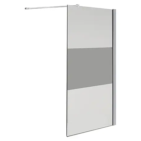 Glasdeals  Duschwand Walk-In Duschwand 10 mm Glas AQUOS-COVER 160 x 200 cm