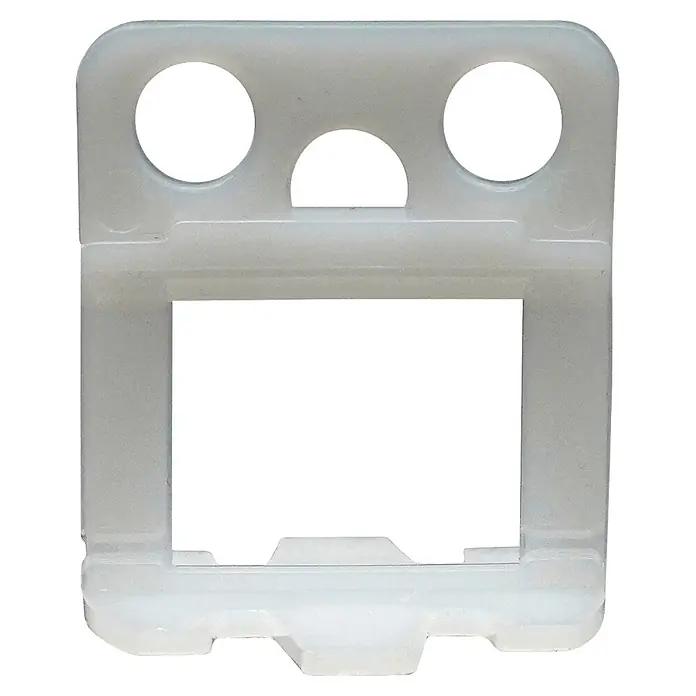 Heka Nivofix Laschen - Geeignet für: Plattenstärke 3 - 12 mm, 500 Stk. - Weißer Nivellierclip aus Kunststoff für präzise Fliesenverlegung.