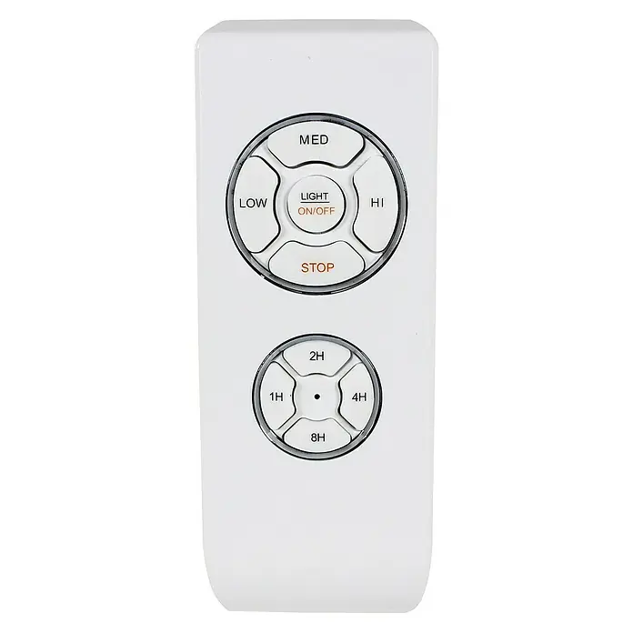 Arte confort Ventilador de techo Bela - Níquel mate, 107 cm, 18 W - Mando a distancia para ventilador de techo con botones para controlar la velocidad y la luz.\n