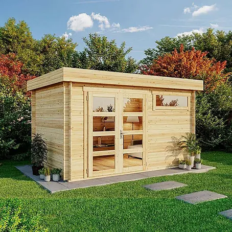Alpholz  Gartenhaus ECO Set Leandro imprägniert