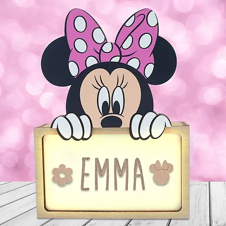 Lámpara de sobremesa infantil Minnie Mouse