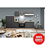 Respekta Cocina modular completa Merle (Ancho: 300 cm, Gris, Sin electrodomésticos) | BAUHAUS
