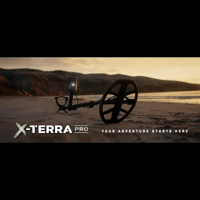 Minelab Metalldetektor X-TERRA PRO - 3,7 V, 1 Akku, 5.100 mAh, L x B x H: 230 x 310 x 1.380 mm - I Detect with X-TERRA PRO by Minelab