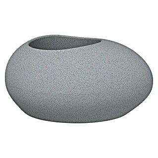 Scheurich Pflanzschale rund Flow (Außenmaß (L x B x H): 73 x 58 x 35,2 cm, Stony grey)