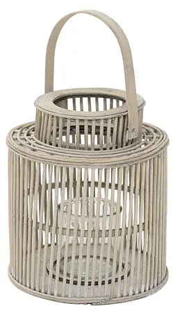 ECD Germany Windlicht Boho Bambus Laterne online kaufen bei BAUHAUS