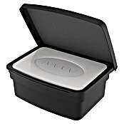 Camargue Paris Black Feuchttücher-Box (L x B x H: 15,3 x 17 x 8 cm, Edelstahl, Schwarz) | BAUHAUS