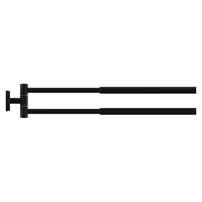 Camargue Paris Black Handtuchstange Paris Black (Breite: 5,8 cm, Schwarz, Matt, Ausziehlänge: 29 cm - 50 cm) | BAUHAUS