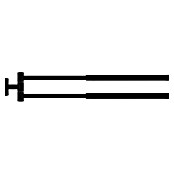 Camargue Paris Black Handtuchstange Paris Black (Breite: 5,8 cm, Schwarz, Matt, Ausziehlänge: 29 cm - 50 cm) | BAUHAUS