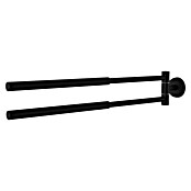 Camargue Paris Black Handtuchstange Paris Black (Breite: 5,8 cm, Schwarz, Matt, Ausziehlänge: 29 cm - 50 cm) | BAUHAUS