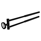 Camargue Paris Black Handtuchstange Paris Black (Breite: 5,8 cm, Schwarz, Matt, Ausziehlänge: 29 cm - 50 cm) | BAUHAUS