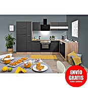 Respekta Cocina esquinera (172 x 310 cm, Gris)