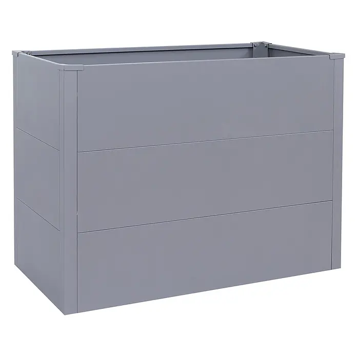 Proregal Hochbeet Metallhochbeet - Metall, Grau - Graues modulares Hochbeet aus Metall für den Garten.