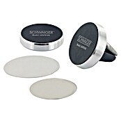 Schwaiger Handyhalter KFZ Magnet Set (Kunststoff, Silber) | BAUHAUS