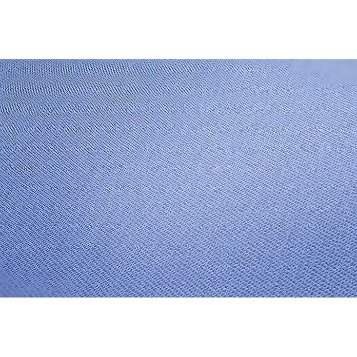 Profhome Vliestapete Vliestapete Uni in blau - Uni, 10.050 x 530 mm - Hellblauer Stoff mit einer feinen, körnigen Textur.