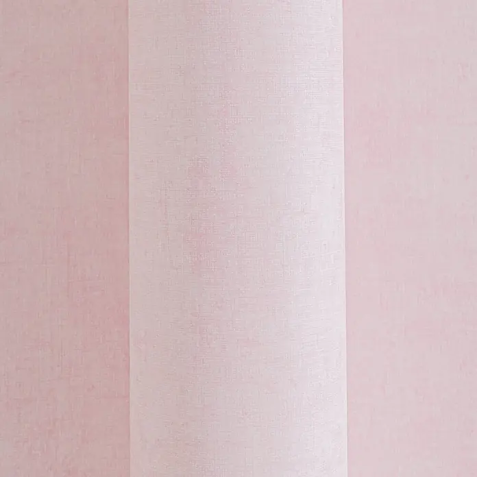 Profhome Vliestapete Vliestapete Kindertapete, Used Look, Textiloptik, Uni in rosa - rosa,lila, 10.050 x 530 mm - Hellrosa strukturierte Tapete oder Stoff in einer leicht gewölbten Rolle.