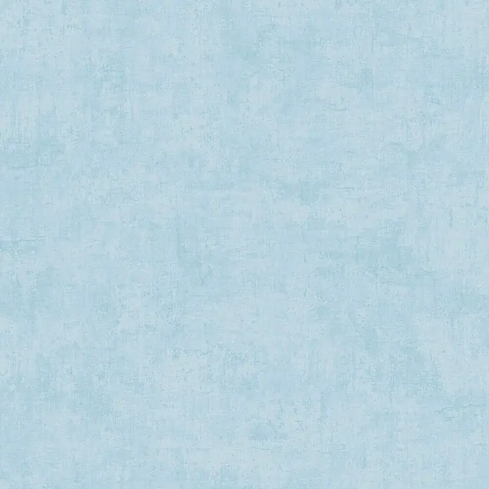 Profhome Vliestapete Vliestapete Kindertapete, Used Look, Textiloptik, Uni in blau - blau-grünhell-blau, 10.050 x 530 mm - Nahtlose hellblaue Textiltextur mit subtilem Used-Look.