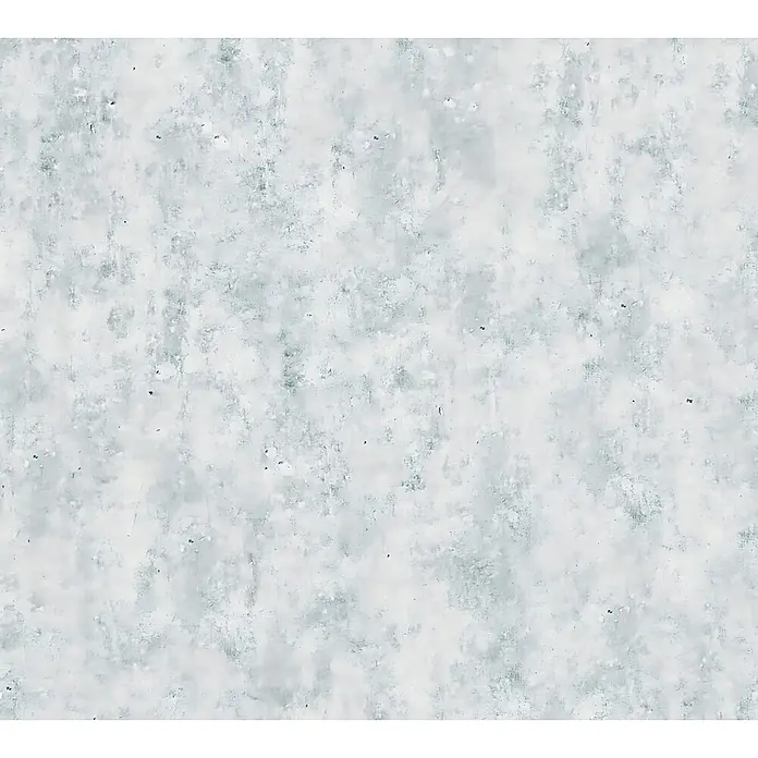 Profhome Vliestapete Vliestapete Steinoptik grau - Steinoptik, 10.050 x 530 mm - Abgenutzte hellgrau-weiße Betonstruktur mit bläulichen Untertönen.