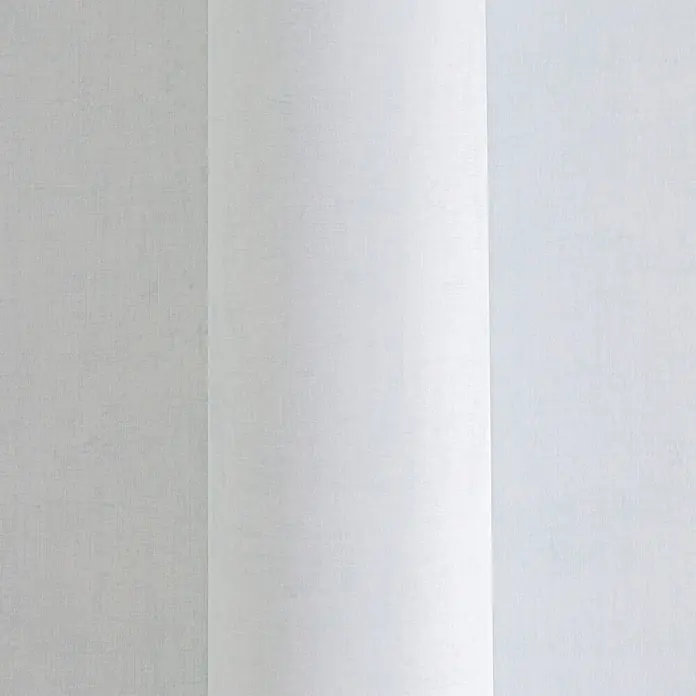 Profhome Vliestapete Vliestapete Kindertapete, Used Look, Textiloptik, Uni grau - hell-grün, 10.050 x 530 mm - Helle, strukturierte vertikale Stoffbahnen.
