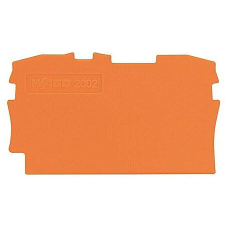 Wago Topjob Abschlussplatte S 2002-1292 (Orange, Geeignet für: 2-Leiter)