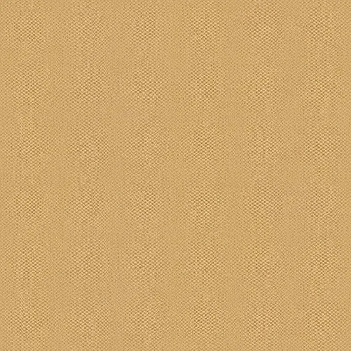 Profhome Vliestapete Vliestapete Uni in gelb - Uni, 10.050 x 530 mm - Nahtlose beigefarbene Stofftextur.