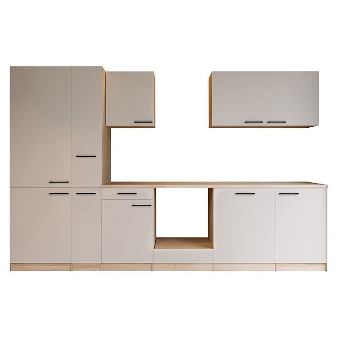 Respekta Merle Küchenleerblock (Breite: 310 cm, Kaschmir, Ohne Elektrogeräte) | BAUHAUS
