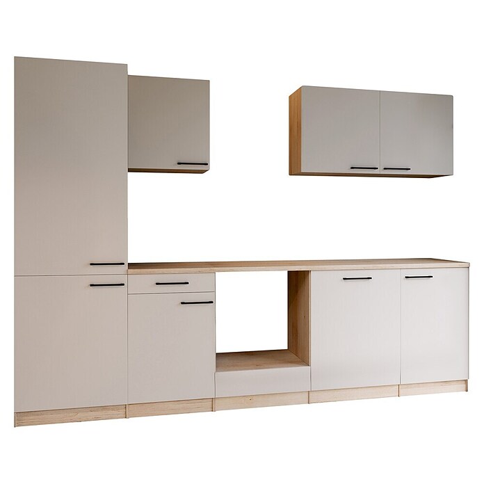 Respekta Merle Küchenleerblock (Breite: 280 cm, Kaschmir, Ohne Elektrogeräte) | BAUHAUS