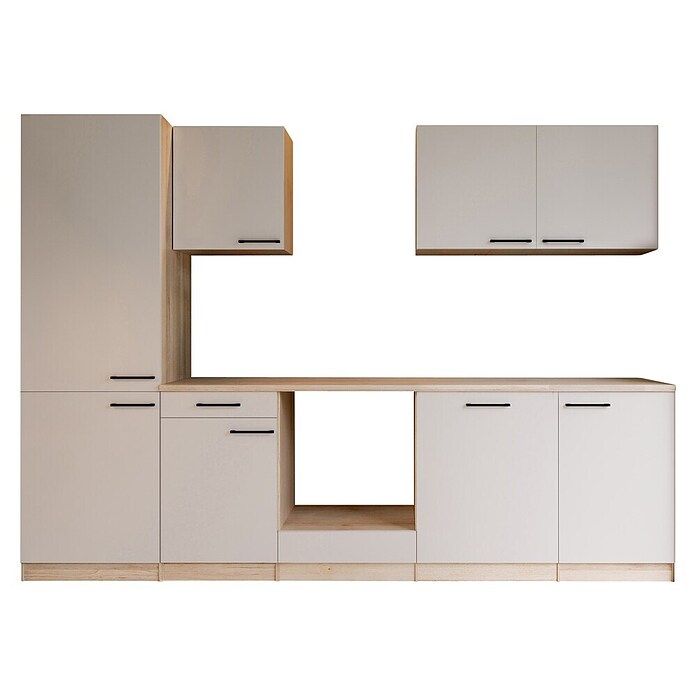 Respekta Merle Küchenleerblock (Breite: 280 cm, Kaschmir, Ohne Elektrogeräte) | BAUHAUS