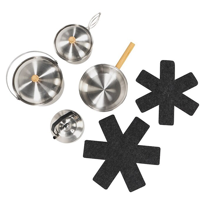 Boxio Topf Set Cookware (Edelstahl) | BAUHAUS