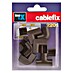 Inofix Cablefix Kit de accesorios para canaleta 2201 