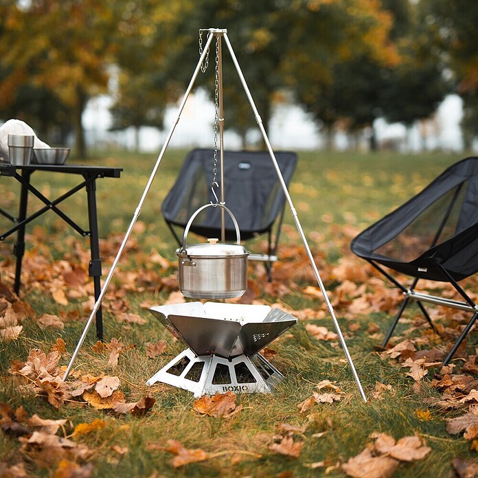 Boxio Feuerschale Fire Bundle (Edelstahl) | BAUHAUS