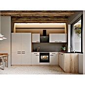Respekta Winkelküche Merle (B x L: 340 x 172 cm, Kaschmir, Mit Elektrogeräten, Mit Schräghaube) | BAUHAUS