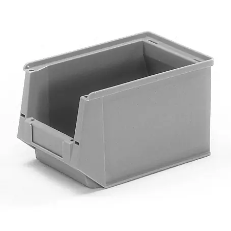 Fetra  Aufbewahrungskiste Sichtlagerkästen grau 230/200x147x132