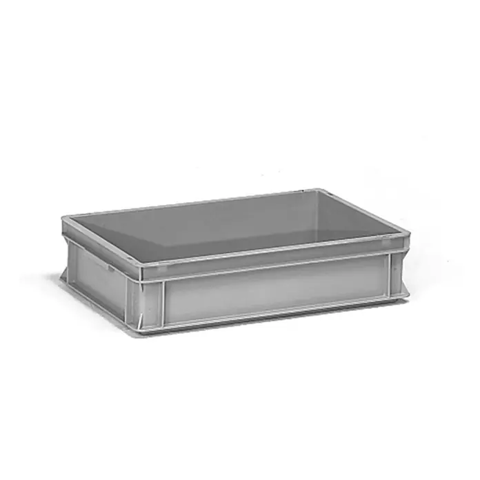 Fetra Eurobox Eurokasten grau 1335 -  - Graue Kunststoff-Lagerbox, geeignet für Industrie und allgemeine Lagerung.