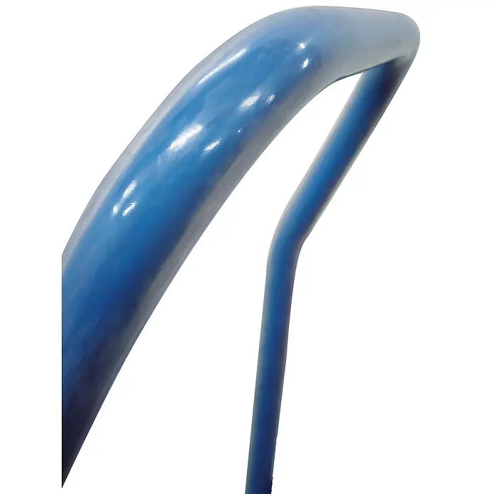 Variofit Sackkarre VARIOfit Möbelkarre aus Stahl 250 Tragkraft Luftbereifung - Traglast: 250 kg - Blauer, gebogener Metallhandlauf.