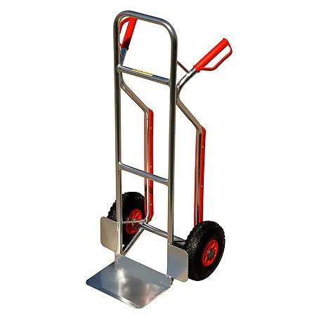 Pro-Bau-Tec  Sackkarre Aluminium Stapelkarre mit Treppenrutsche 150kg Tragkraft