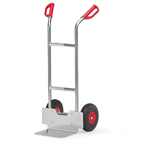 Fetra  Sackkarre Alukarre 1150mm hoch Schaufel 320x250mm mit Polyurethanbereifung