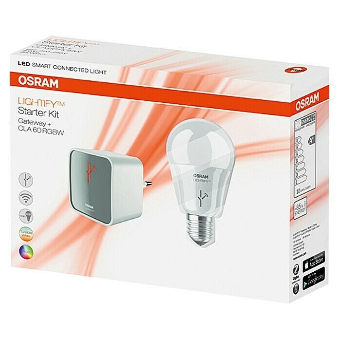 Osram Lightify Kit de iniciación (10 W, Clase de eficiencia energética: A+, 810 lm, E27)