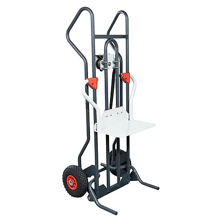 FIMM  Sackkarre höhenverstellbare Sackkarre Tragkraft 150 kg mit 260mm Pneumatik Reifen