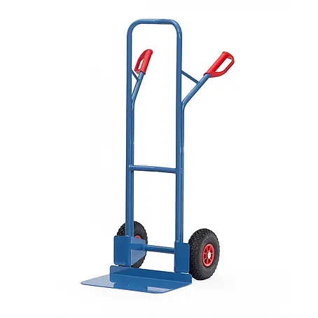 Fetra  Sackkarre Stahlrohrkarre Höhe 1300 mm, Schaufel 300x480mm Luftbereifung