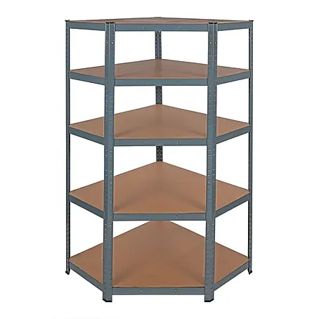 Pro-Bau-Tec  Stufenregal Eck-Schwerlastskregal 180x90x45cm Tragkraft 265kg