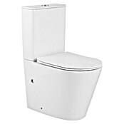 Pack de WC Lisa (Sin borde de descarga, Salida WC: Horizontal, Blanco) | BAUHAUS