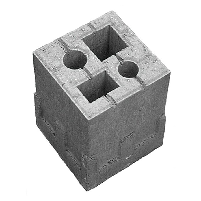 Christoph Temeljni kamen za ograjo 4 v 1  (Sive barve, 19 x 19 x 25 cm, Beton) | 5705 - Sonstige Gartenbaustoffe | FAEA - Gartenbaustoffe | FAE - Gartenbaustoffe | FA - Baustoffe | F - Baustoffe | BAUHAUS