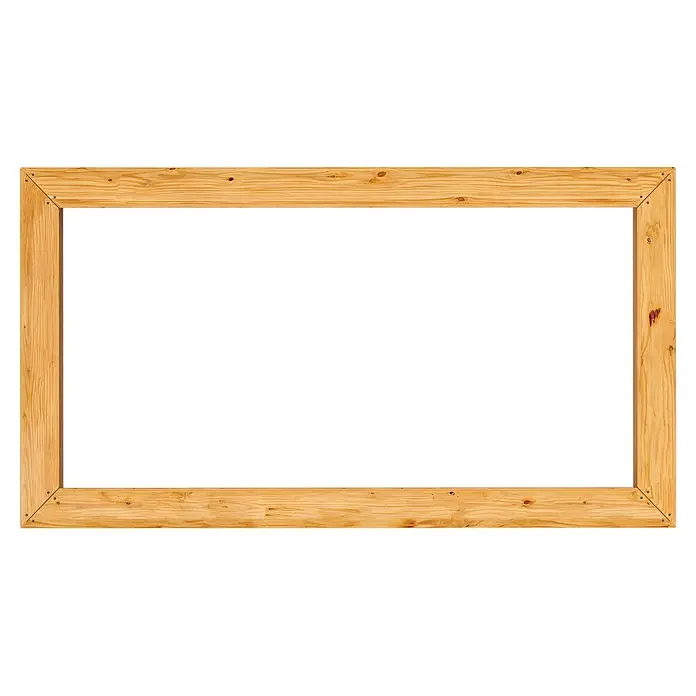 Westmann Hochbeet Lärche 170 - 170 x 90 x 84 cm, Holz, Natur - Heller Holzrahmen mit sichtbarer Maserung und Eckverbindern.