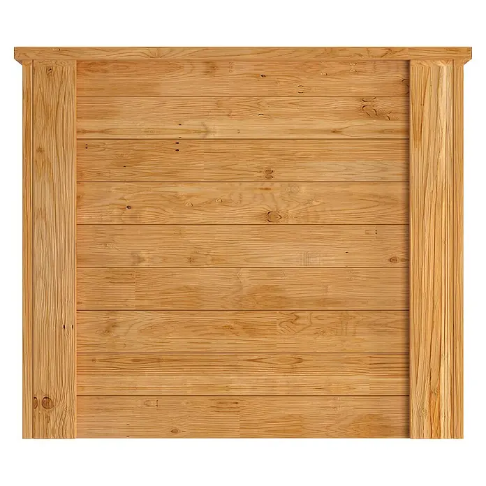 Westmann Hochbeet Lärche 170 - 170 x 90 x 84 cm, Holz, Natur - Hellbraune Holzplatte mit horizontalen Dielen und vertikalen Seitenbalken.