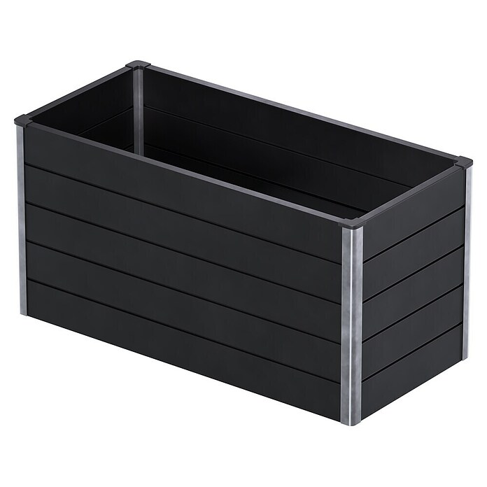 GroJa Solid Hochbeet (150 x 70 x 75 cm, Verbundwerkstoff, Anthrazit) | BAUHAUS