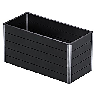 GroJa Solid Hochbeet (150 x 70 x 75 cm, Verbundwerkstoff, Anthrazit)
