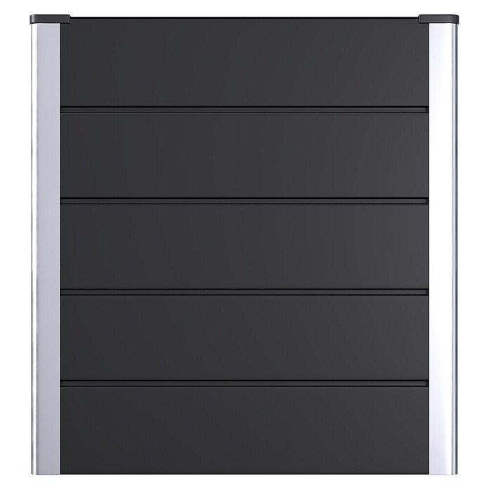GroJa Solid Hochbeet (150 x 70 x 75 cm, Verbundwerkstoff, Anthrazit) | BAUHAUS