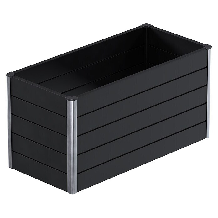 GroJa Solid Hochbeet (150 x 70 x 75 cm, Verbundwerkstoff, Anthrazit) | BAUHAUS