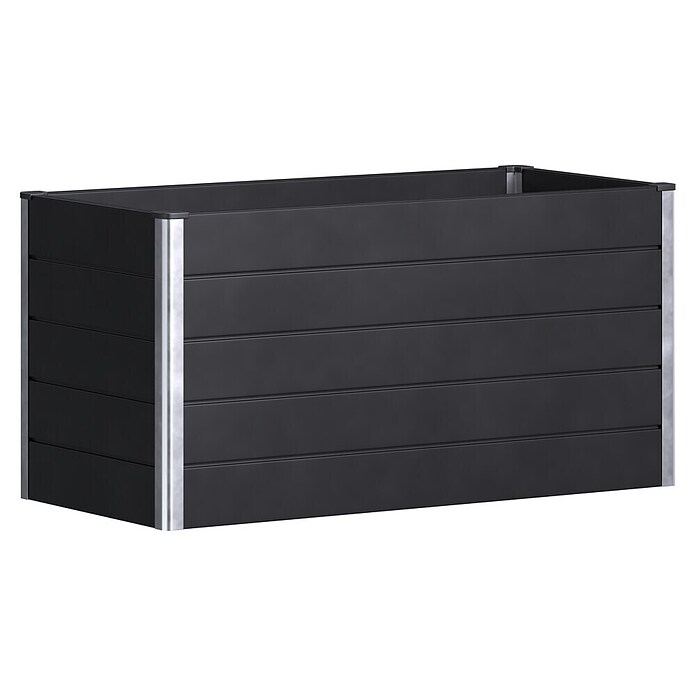GroJa Solid Hochbeet (150 x 70 x 75 cm, Verbundwerkstoff, Anthrazit) | BAUHAUS